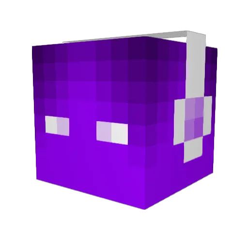 Tar10 Minecraft avatar head, 3D render