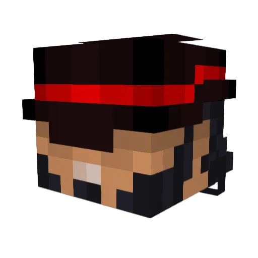 TarCreeper1 Minecraft avatar head, 3D render