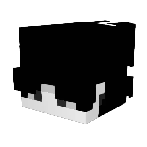 TarMCU Minecraft avatar head, 3D render