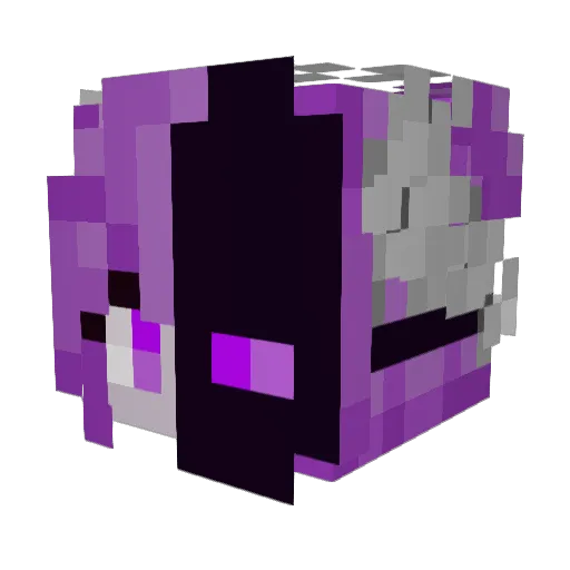 TaraYT Minecraft avatar head, 3D render