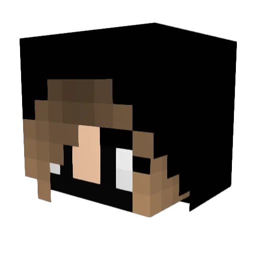 Taraaz_ Minecraft avatar head, 3D render