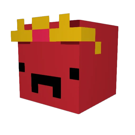 Tarakounas Minecraft avatar head, 3D render
