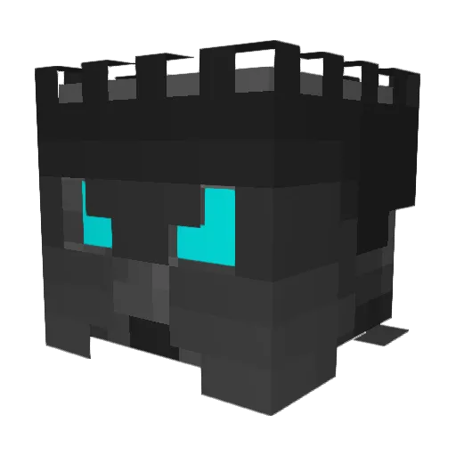 Taramor Minecraft avatar head, 3D render