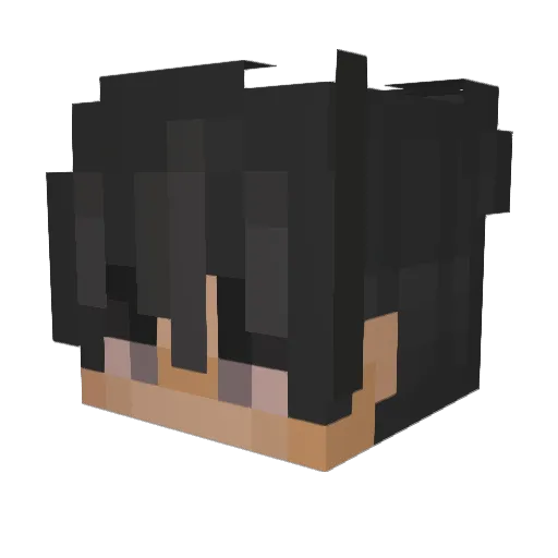 Taranthegenius Minecraft avatar head, 3D render