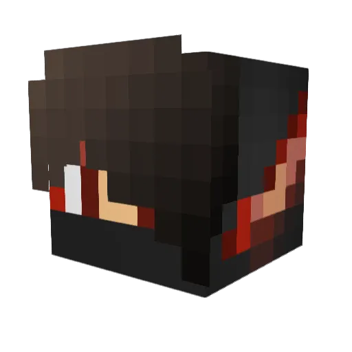 Tarantulars Minecraft avatar head, 3D render