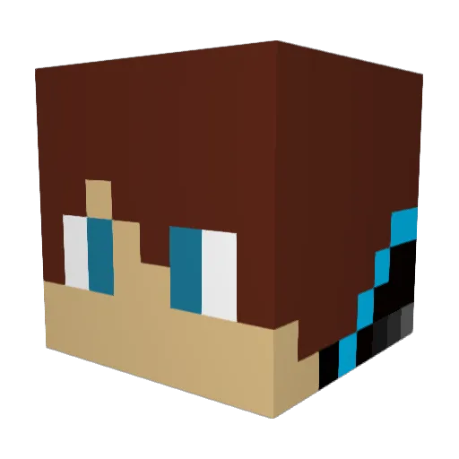 Tarek_2000 Minecraft avatar head, 3D render