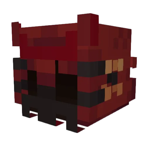 TareqwithK Minecraft avatar head, 3D render