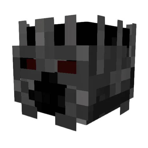 Target8864 Minecraft avatar head, 3D render