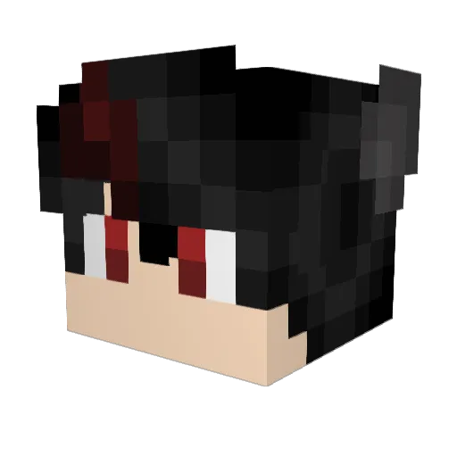 TargetLockedJr Minecraft avatar head, 3D render