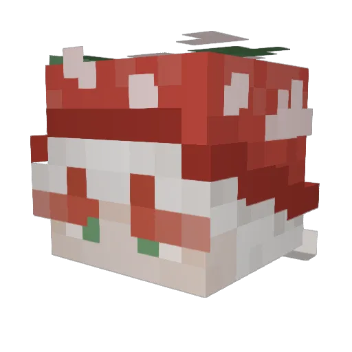 Targeted05 Minecraft avatar head, 3D render