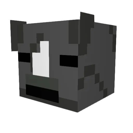 Tarhas Minecraft avatar head, 3D render