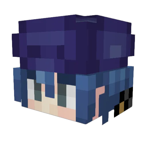 TariToast2 Minecraft avatar head, 3D render