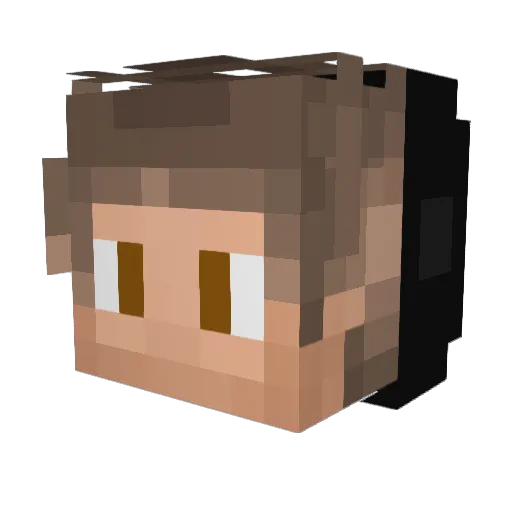 Tarik69420 Minecraft avatar head, 3D render
