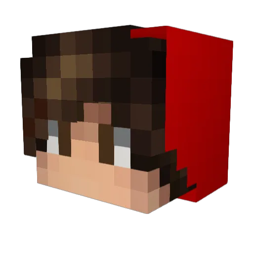 TariqAlYaseen Minecraft avatar head, 3D render
