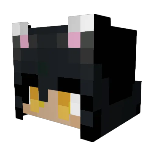 TariqTheClown Minecraft avatar head, 3D render
