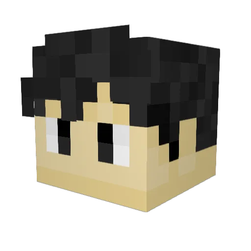 Tarken_lee Minecraft avatar head, 3D render