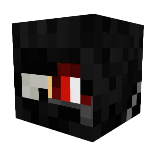 Tarkex Minecraft avatar head, 3D render