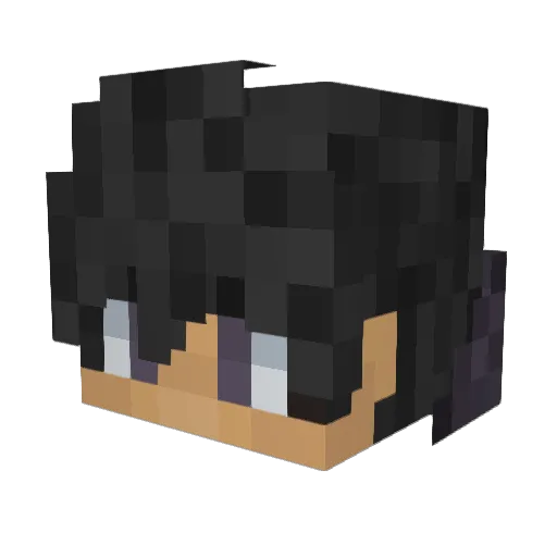 TarkezZ Minecraft avatar head, 3D render