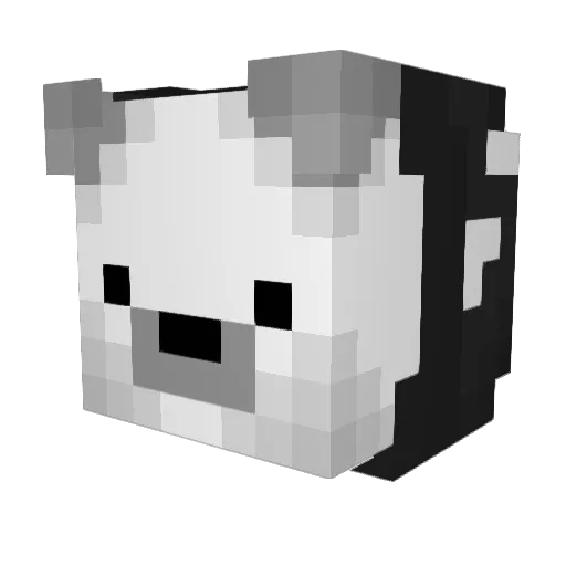Tarkhoog Minecraft avatar head, 3D render