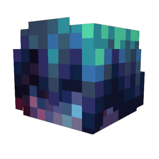 Tarkiem Minecraft avatar head, 3D render