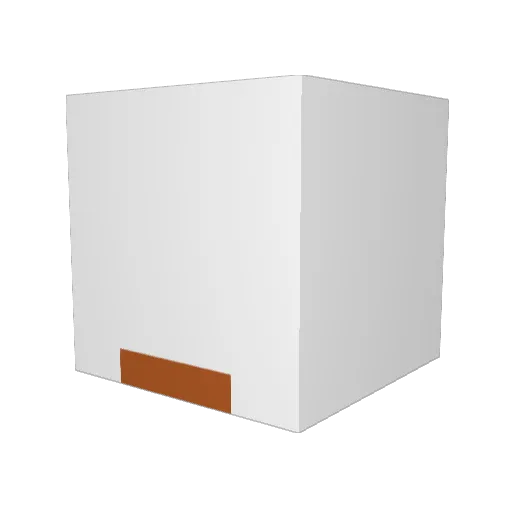 Tarlax Minecraft avatar head, 3D render