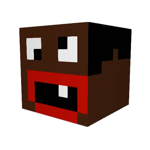 TarmacBuckle707 Minecraft avatar head, 3D render