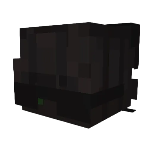 Tarmd Minecraft avatar head, 3D render