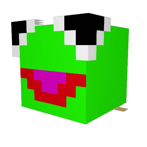 Tarmogoose Minecraft avatar head, 3D render