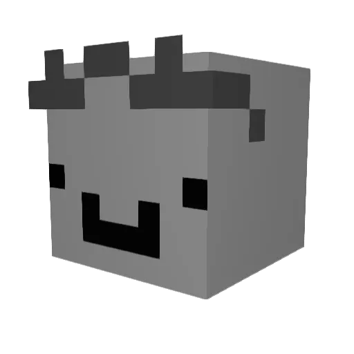 Tarnished_K06 Minecraft avatar head, 3D render