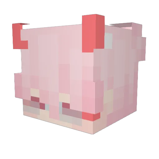 Tarnished____ Minecraft avatar head, 3D render