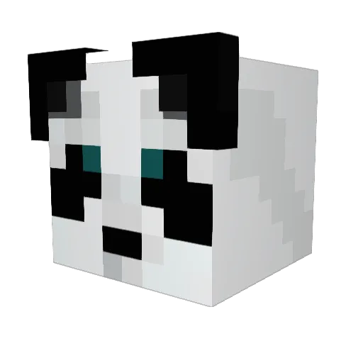 Tarnosek Minecraft avatar head, 3D render