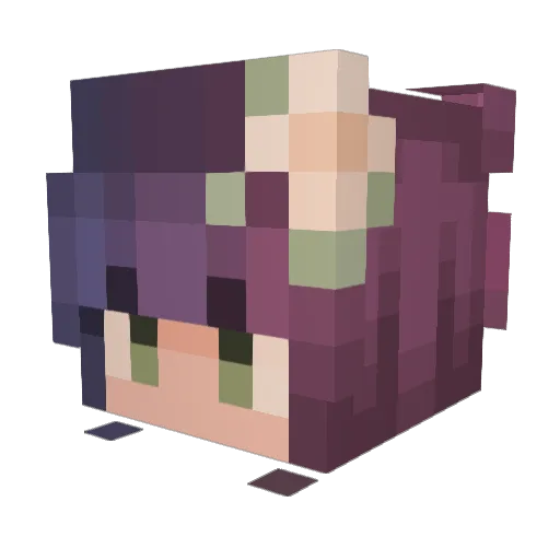 Tarony Minecraft avatar head, 3D render