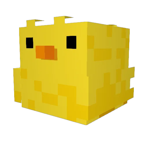 Tarosuke8 Minecraft avatar head, 3D render
