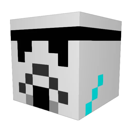 Tarrbear Minecraft avatar head, 3D render