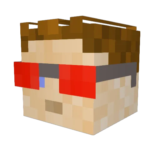 Tarrierskate800 Minecraft avatar head, 3D render