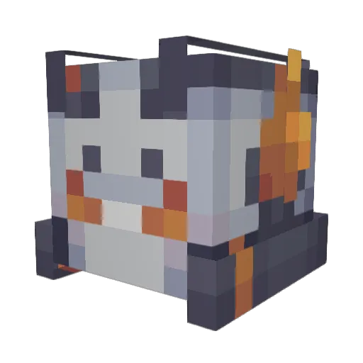 Tarrinoo Minecraft avatar head, 3D render