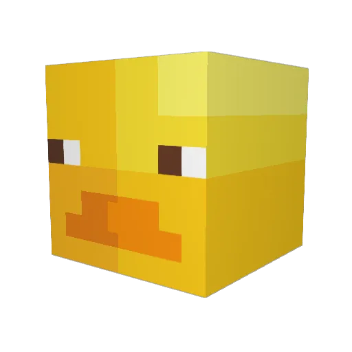 Tars100Percent Minecraft avatar head, 3D render