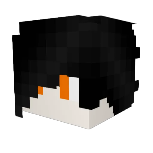 Tarsily Minecraft avatar head, 3D render