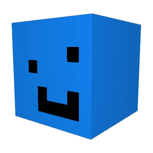 Tartine2Fraise Minecraft avatar head, 3D render