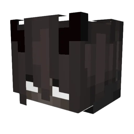 Tarzanium Minecraft avatar head, 3D render