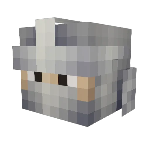 TarzansJungle Minecraft avatar head, 3D render