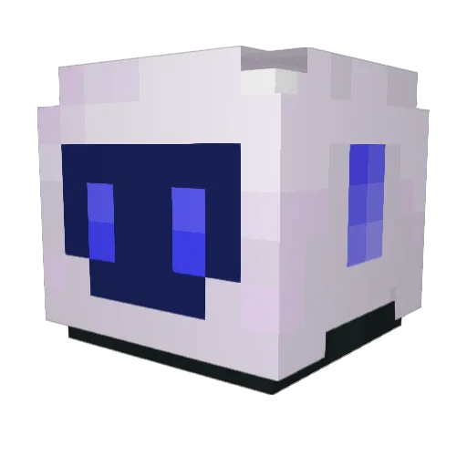 TasXs Minecraft avatar head, 3D render