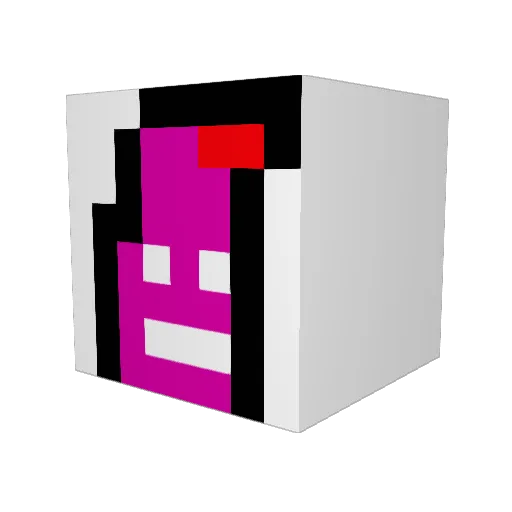 Tascha1299 Minecraft avatar head, 3D render