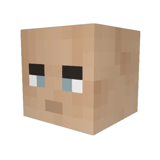 Taschentuch1996 Minecraft avatar head, 3D render