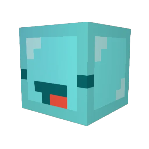 Tasi8 Minecraft avatar head, 3D render
