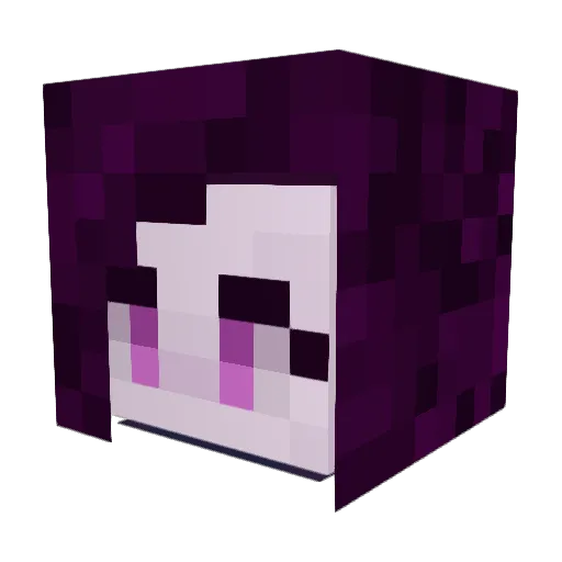 Tasilan Minecraft avatar head, 3D render