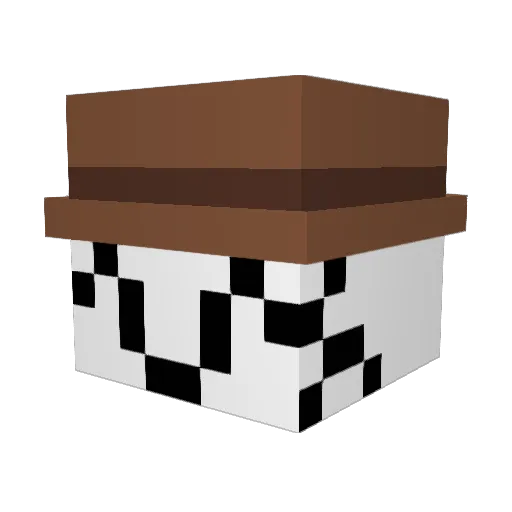 Task09 Minecraft avatar head, 3D render