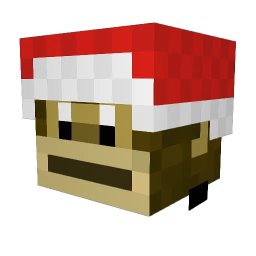 Task1ng Minecraft avatar head, 3D render