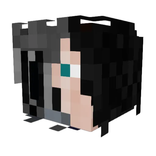 TaskEffect Minecraft avatar head, 3D render
