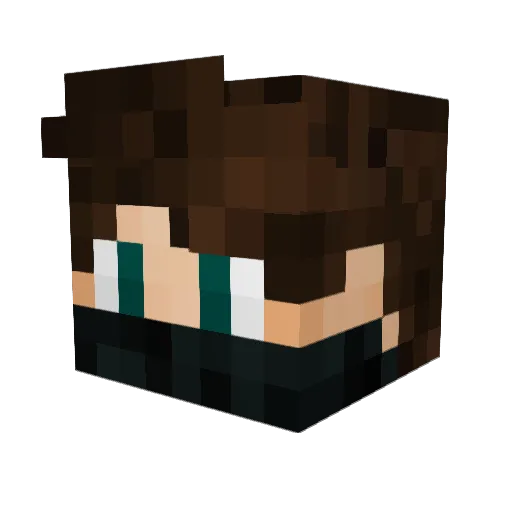TaskMast3RAR Minecraft avatar head, 3D render